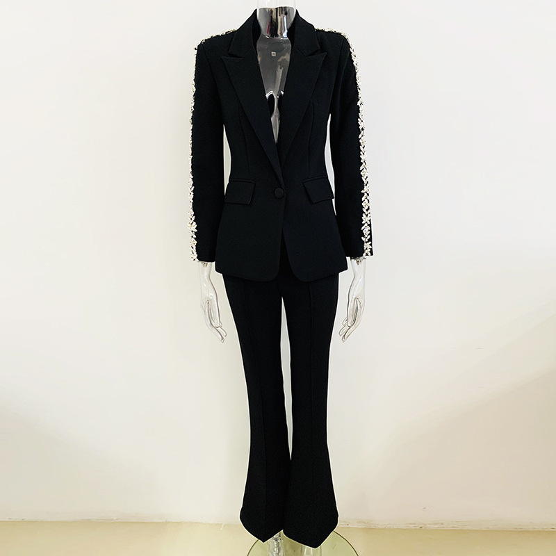 Women'S Fashion Blazer - Allingentle Damskie Garnitury Spodniowe 2-częściowe Zestawy