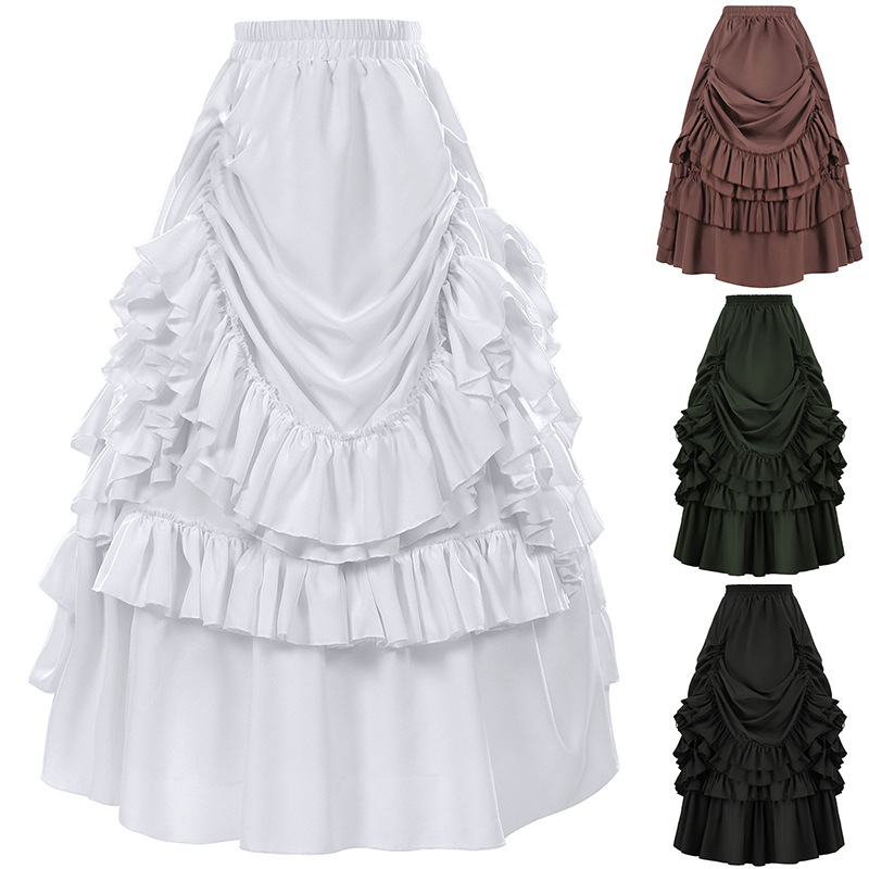 Women'S Fashion Victorian Era - Krótka spódnica w stylu retro gotyckim