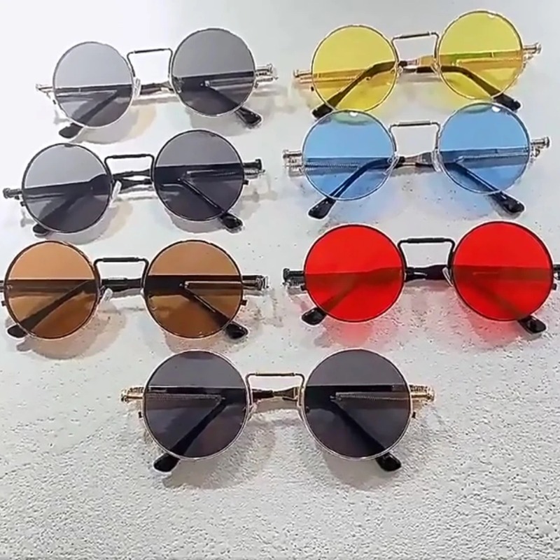 Women'S Fashion Eyeglass Frames - Okrągłe okulary przeciwsłoneczne w stylu vintage