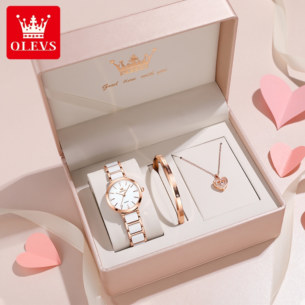 Fashion Women Watch - OLEVS Damski Zegarek 5877 Luksusowy Elegancki
