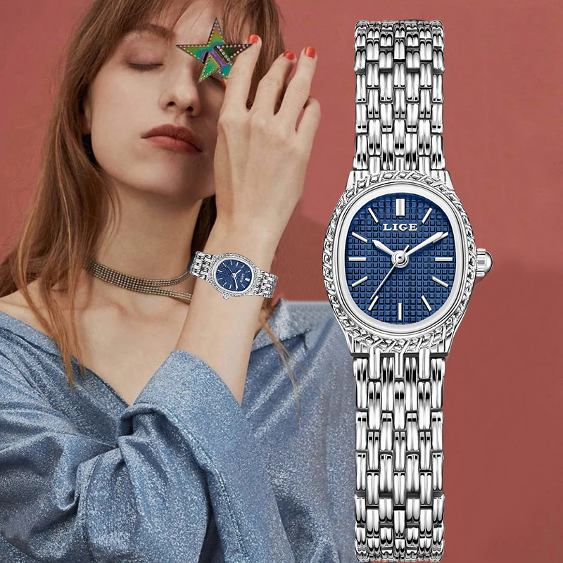Fashion Women Watch - Zegarek damski LIGE, luksusowy, kwarcowy, elegancki,