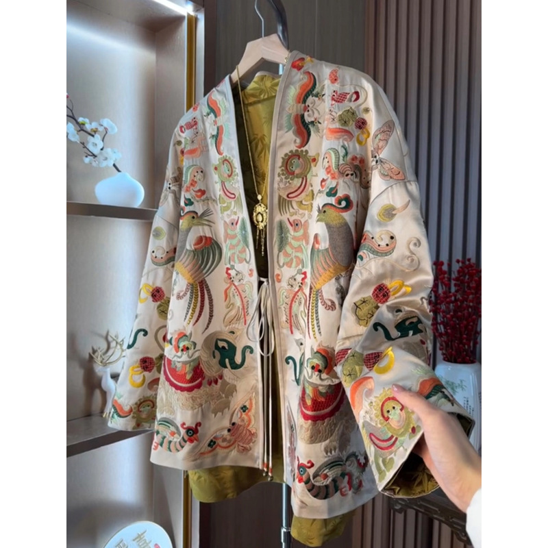 Women Fashion Jackets - Nowa kurtka kimono w stylu chińskim,