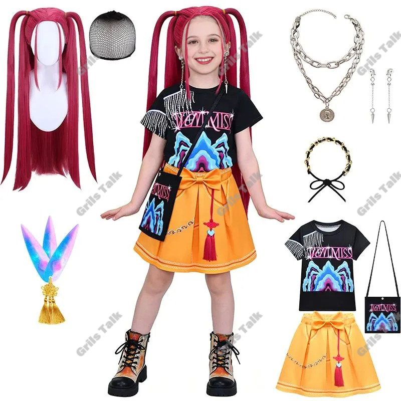 Women Fashion Jackets - Strój Cosplay Anime dla Dziewczyn, Drukowany