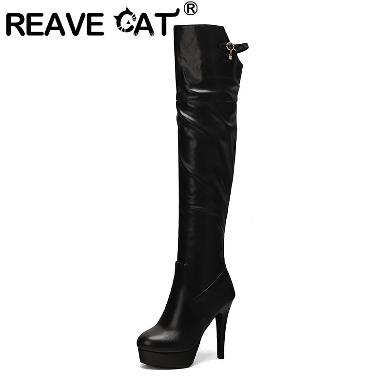 Women Fashion Over 50 - REAVE CAT 2025 Seksowne kozaki za