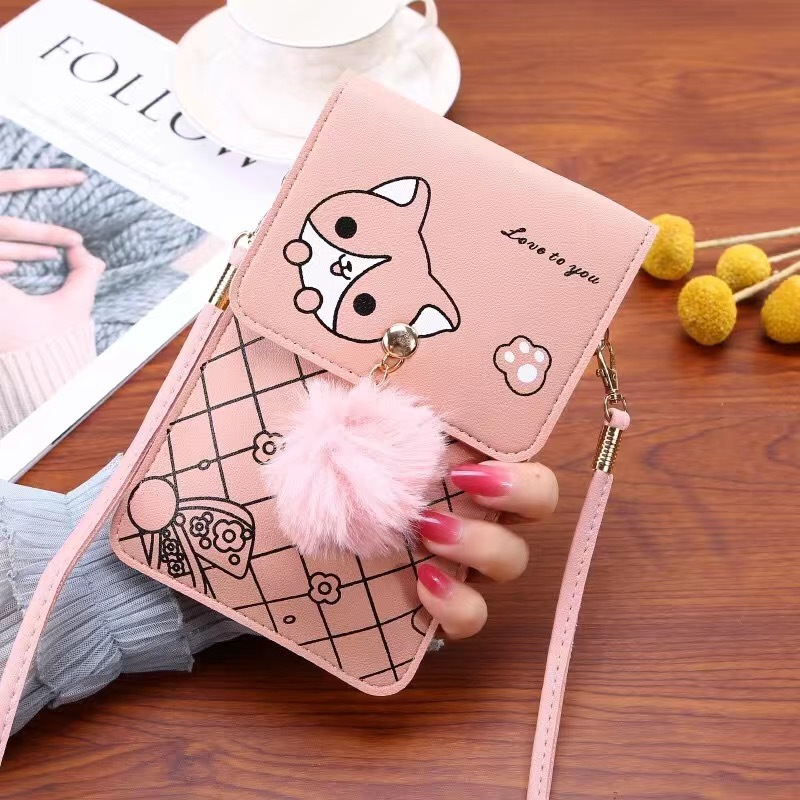 Crossbody Bag Women - Urocza torebka na telefon z ekranem