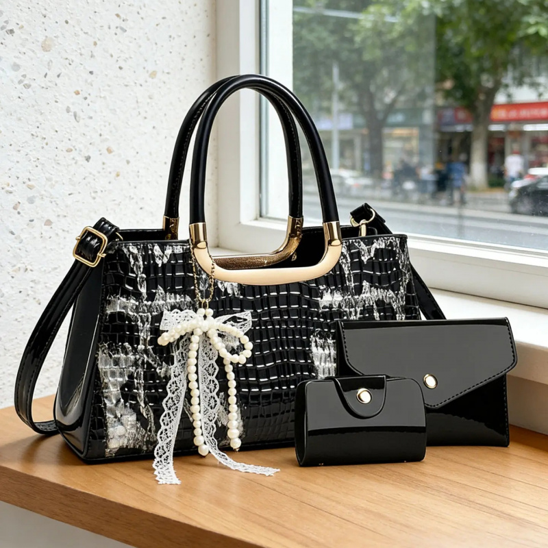 Crossbody Bag Women - Zestaw torebek damskich, wieczorowa kopertówka ze