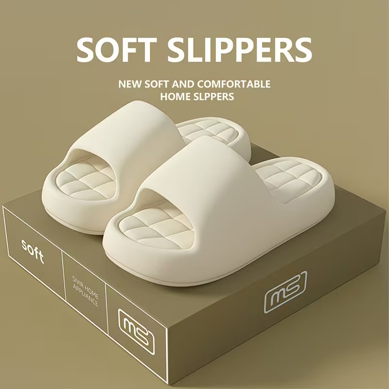 Women'S Fashion Footwear - Damskie klapki domowe z grubą miękką