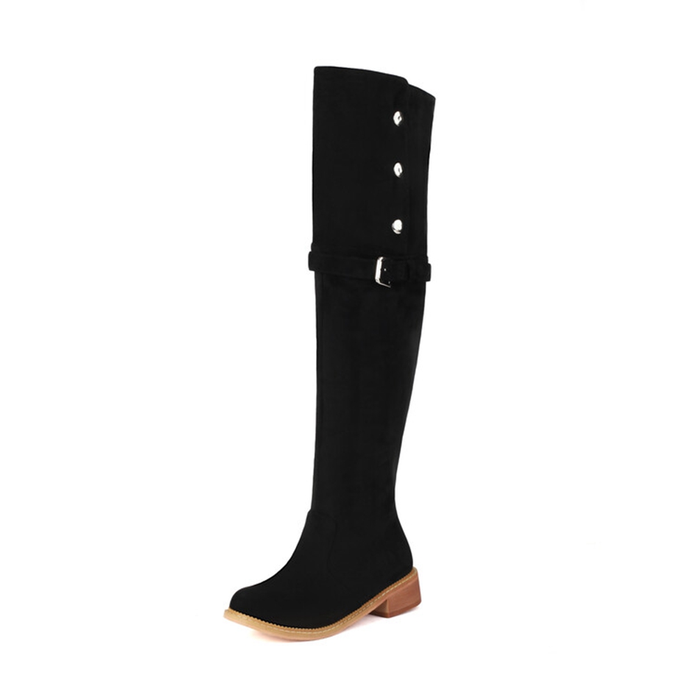 Women Fashion Over 50 - QPLYXCO Damskie kozaki za kolano na