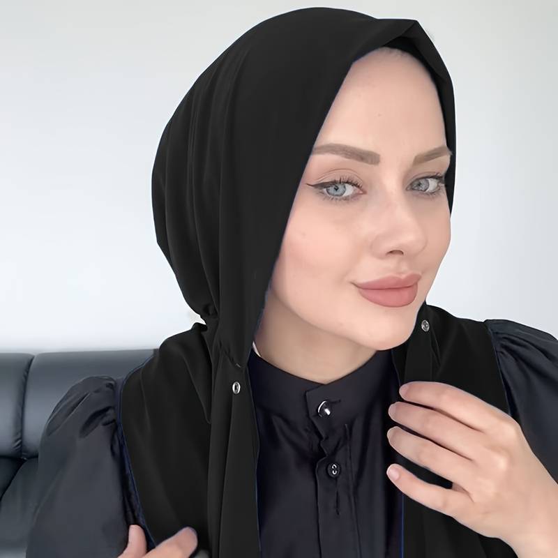 Women'S Fashion Hats - Muzułmańska moda, prosta, jednokolorowa czapka z