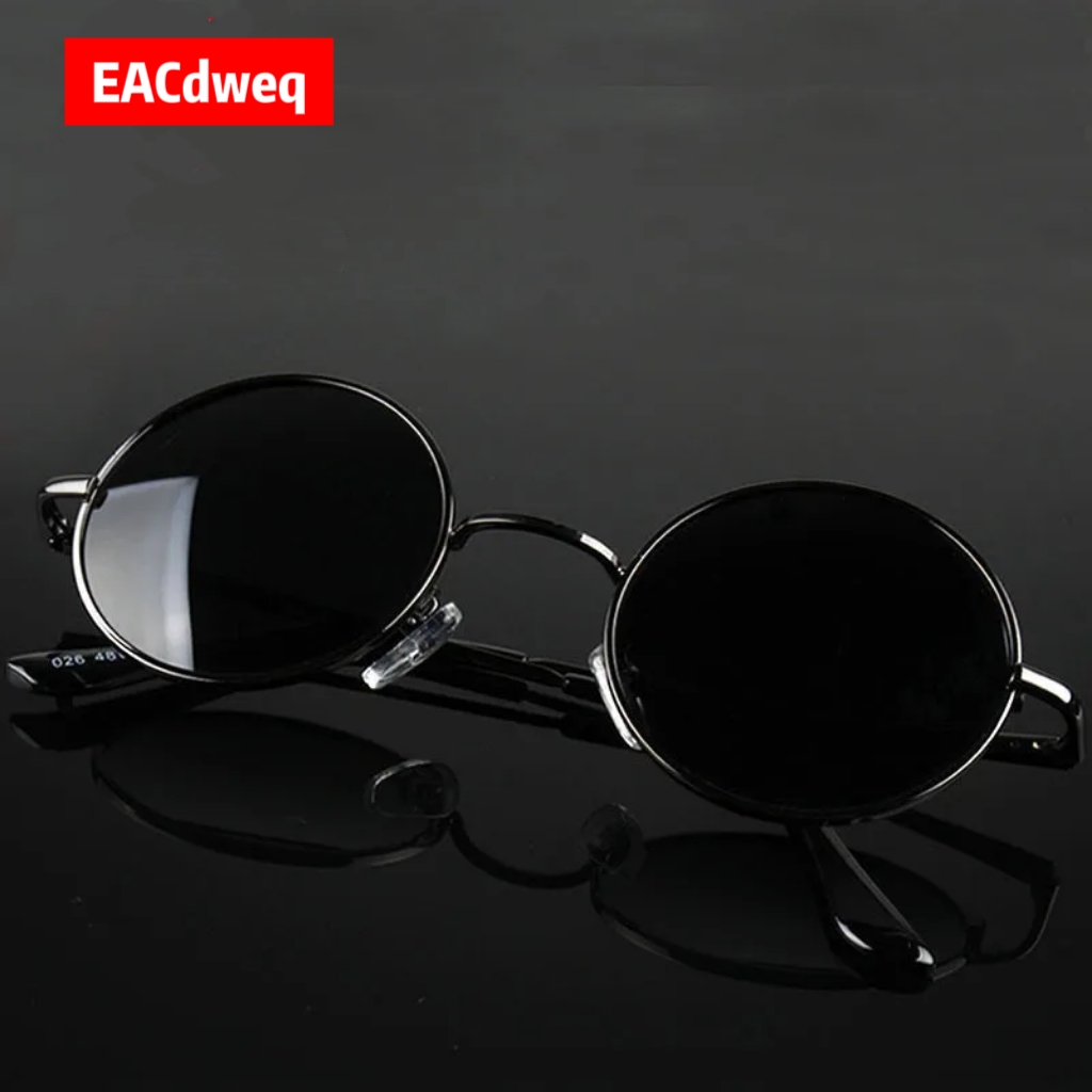 Women'S Fashion Eyeglass Frames - Okulary przeciwsłoneczne męskie retro vintage okrągłe