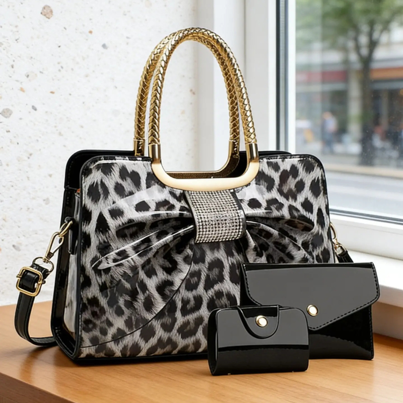 Crossbody Bag Women - Torebka damska z motywem motyla i