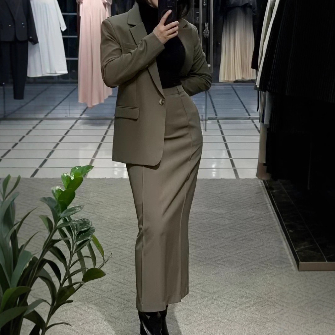 Allingentle Komplet Spódnico-K – Women'S Fashion Blazer recenzja i cena