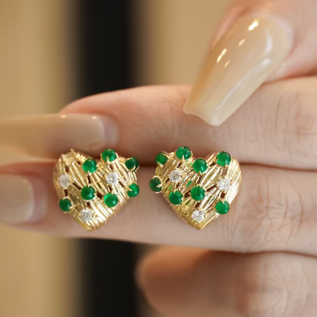 Retro14K Gold Filled Emerald D – Women'S Fashion Victorian Era recenzja i cena