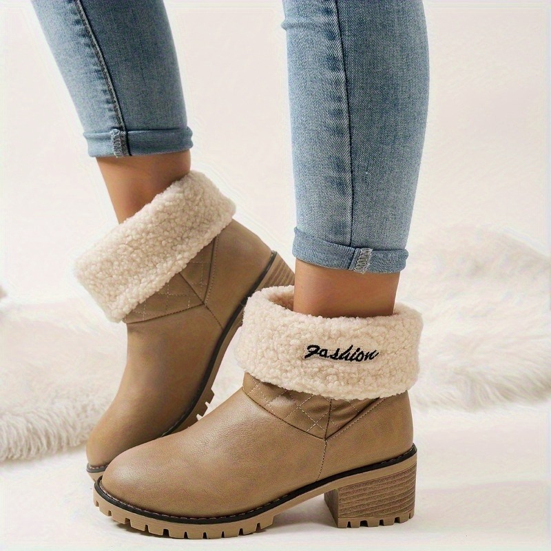 Zimowe Nowe Składane Botki Dam – Women Fashion Online recenzja i cena