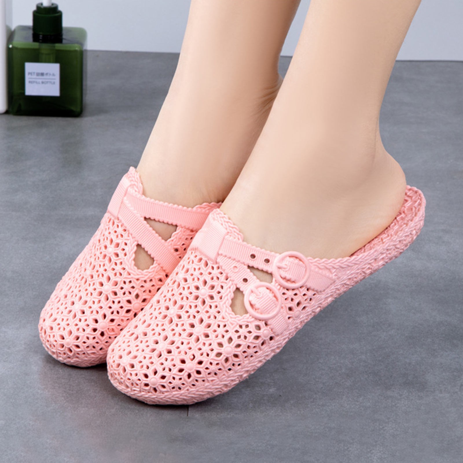 Klapki damskie z odkrytymi pal – Women'S Fashion Walking Shoes recenzja i cena