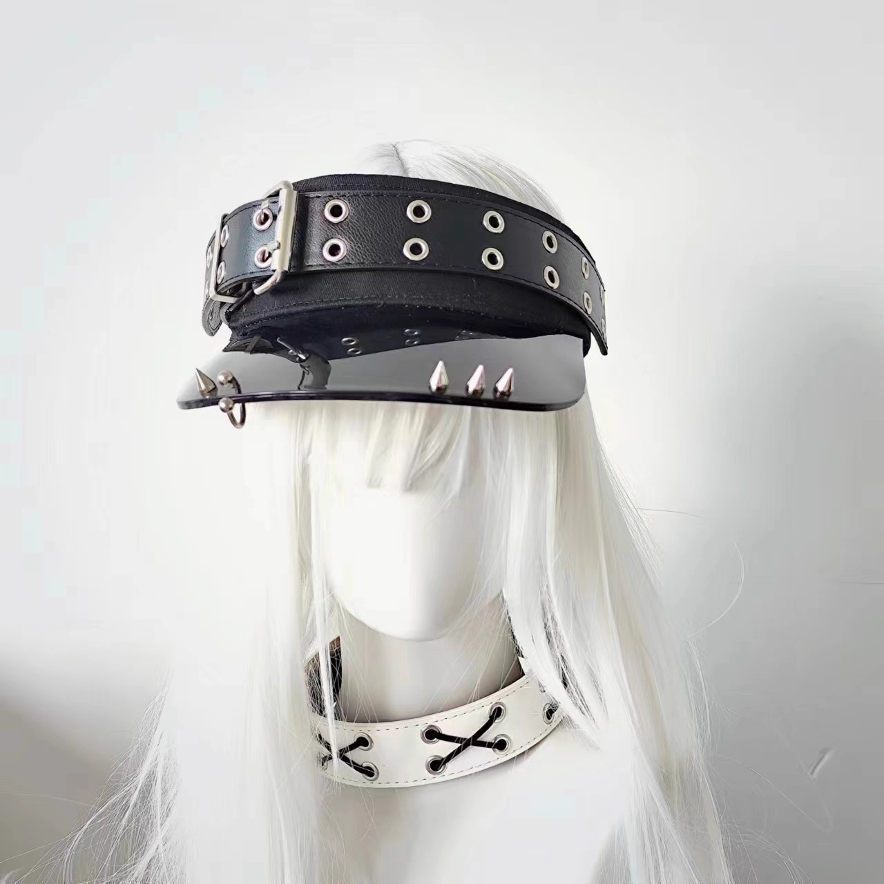 Punkowa, futurystyczna czapka  – Women'S Fashion Hats recenzja i cena