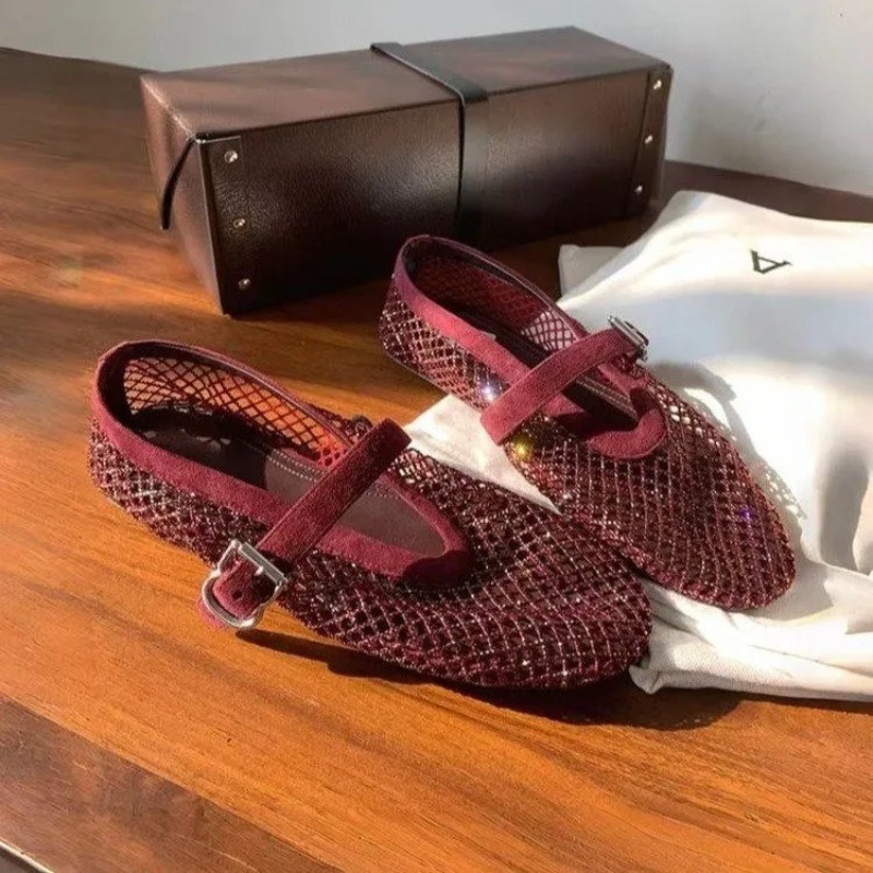 Ażurowe sandały Baotou z cyrko – Women'S Fashion Walking Shoes recenzja i cena