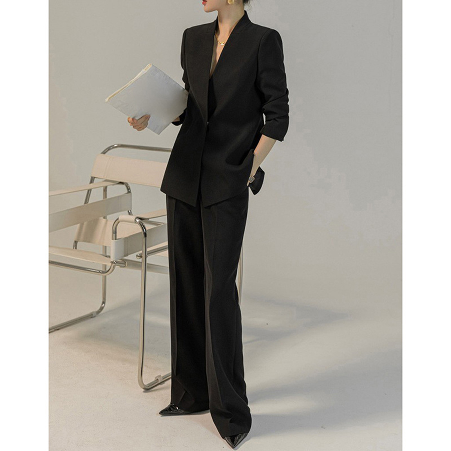 Damski garnitur Allingentle, d – Women'S Fashion Blazer recenzja i cena