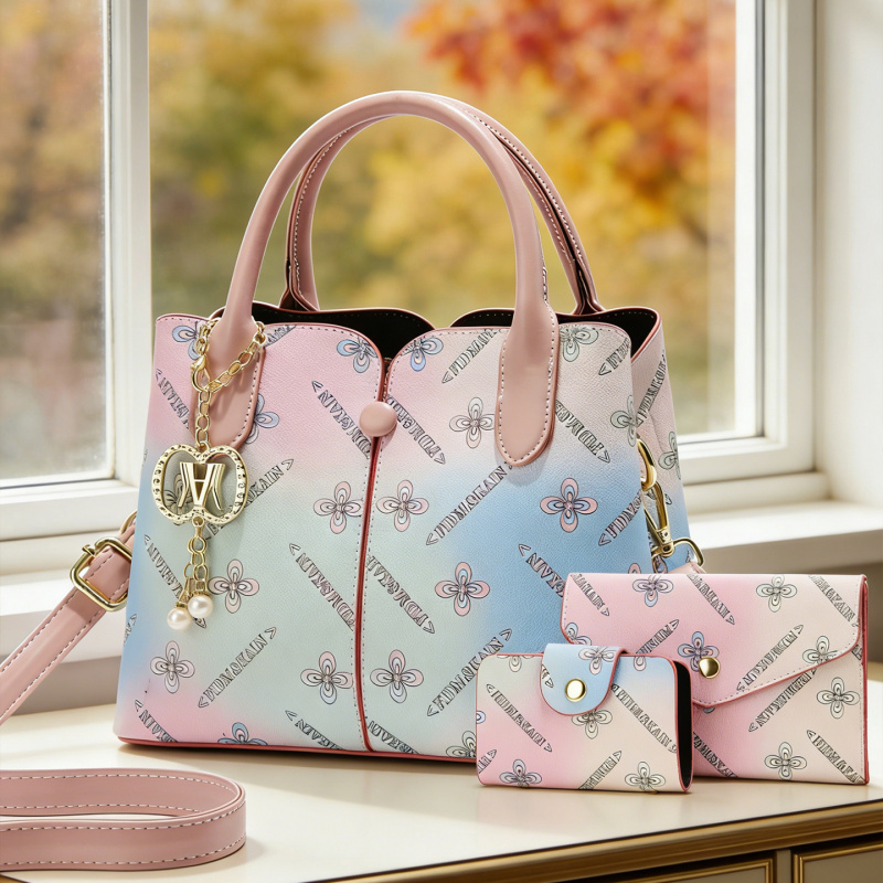 Gradientowy damski zestaw trzy – Crossbody Bag Women recenzja i cena